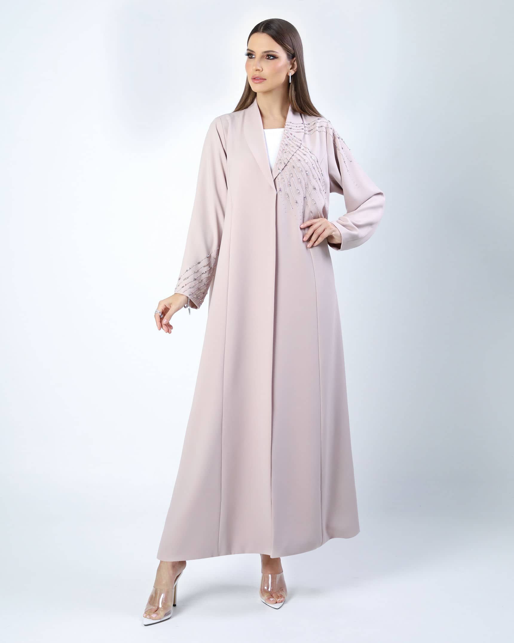 Colored Abaya RE163