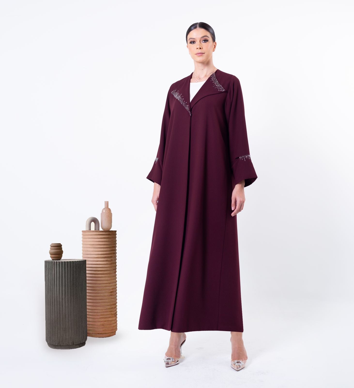 Colored Abaya RE156