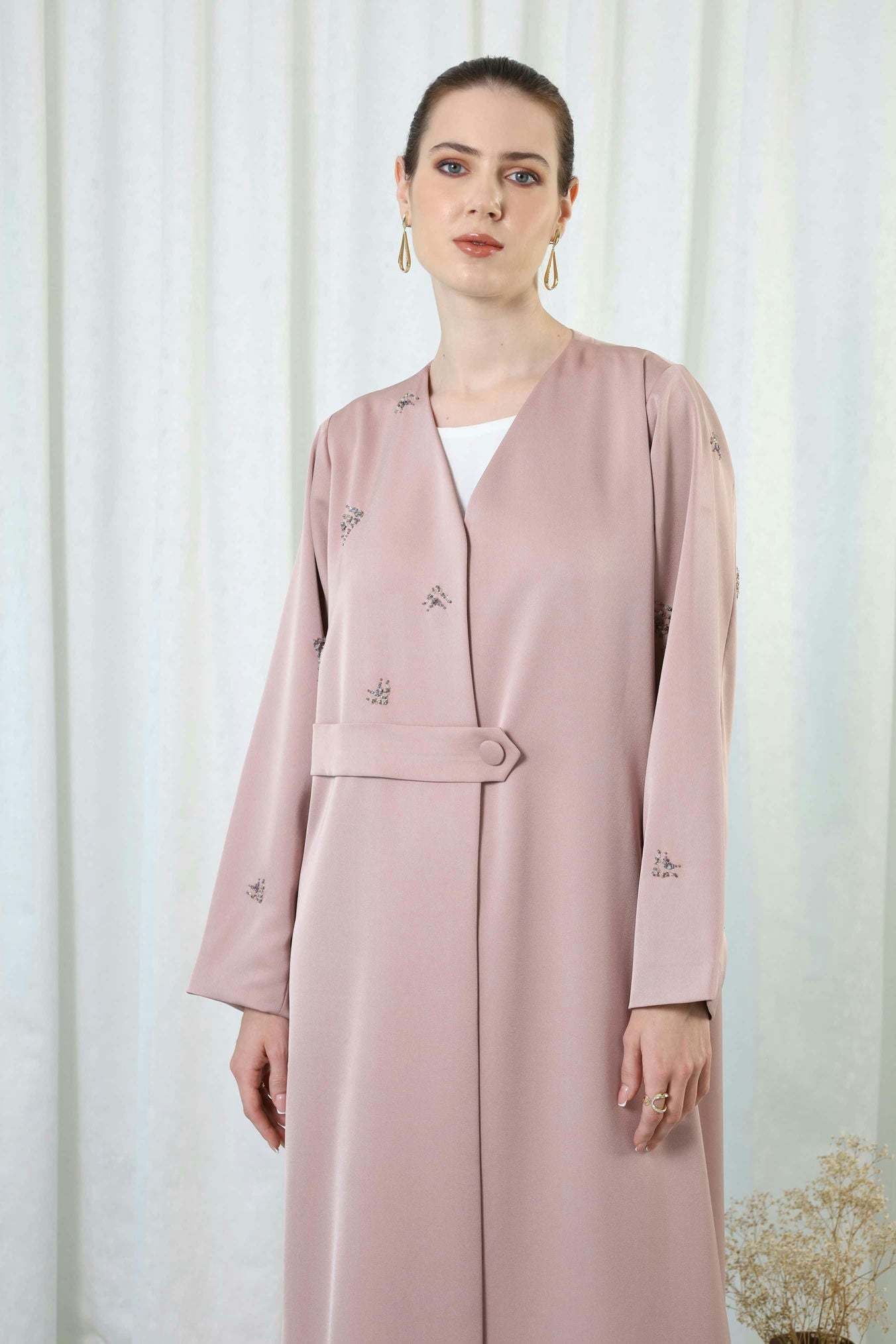 Colored Abaya RE165